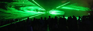 VStättVo Laser auf der Bühne